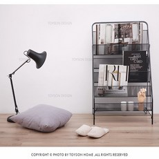 코코치 책꽂이 진열대 잡지꽂이01 547904172401, (대형)블랙