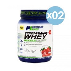 Performance Inspired Nutrition 퍼포먼스 인스파이어드 뉴트리션 웨이프로틴 파우더 프로틴 25g+파이버 5g 908g 2팩 WHEY Protein Powde, 1개