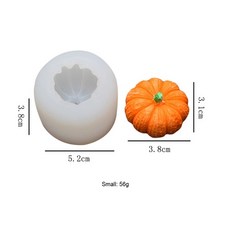 천연비누 만들기 수제비누 비누틀 실리콘 몰드 3d 미니 호박 모양 diy 캔들 아로마 테라피 석고 수지 할로윈 파티 장식, s, S