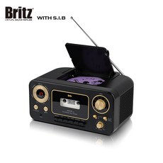 브리츠 카세트 BZ-C3900RT 휴대용 라디오 CD 플레이어 붐박스 AUX 레코딩 밧데리