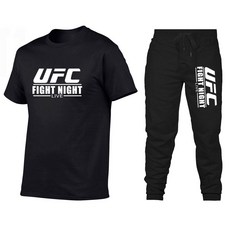 UFC 면 반팔티 트레이닝 조거팬츠 남자 츄리닝바지