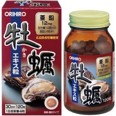 ORIHIRO 오리히로 시지미 조개 배합 오르니틴 240립 간 건강 보충, 굴 추출물, 단품, 1개, 240정