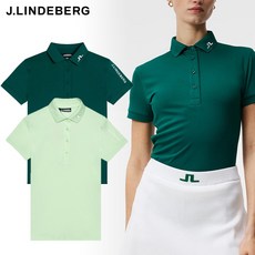 [J.LINDEBERG] 여성 반팔 티셔츠 / 제이린드버그 골프웨어 / 투어테크 폴로