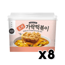 바르다김선생 로제 가락떡볶이 즉석용기컵 242g x 8개