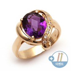 [비앤비골드]14K 자수정 반지 NPR15730 리뷰후기