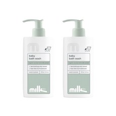 Milk & Co Baby Bath Wash 밀크앤코 아기 바쓰워시 375mlx2팩, 1개, 375ml