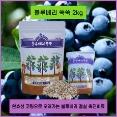 블루베리전용비료 태흥 블루베리쑥쑥 2kg 1봉 완효성코팅비료
