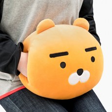  라이언 말랑 모찌 페이스 쿠션 핸드워머 암워머 보온 