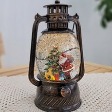 1987 랜턴 LED 워터볼 오르골 3type, 눈사람