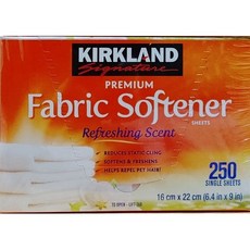 커클랜드시그네쳐종이형섬유유연제250매