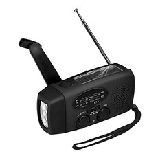 Royalways 방수 수동 크 랜크 비상 사태 태양 AM / FM / WB 라디오 각자 강화 된 플래쉬 등, 모델명1