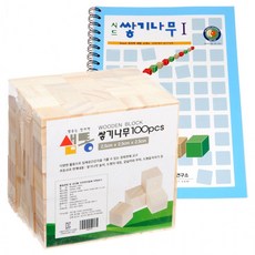쌓기나무100pcs보관주머니포함