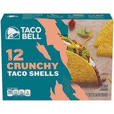 타코 벨 바삭 바삭 타코 쉘 12 개입 박스 Taco Bell Crunchy Taco Shells (12 Count per Box), 1set