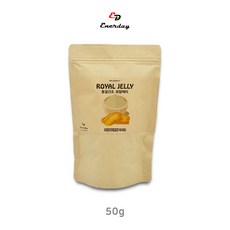 동결 건조 로얄 젤리 분말 100% royal jelly powder 로얄 제리 가루 로열젤리 로얄재리 먹는법 성인 남성 여성 직장인 주부 부모님, 1개, 50g