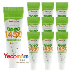 예꼬맘 고고 불소 1450 어린이 소형 치약 10개, 고고1450소형치약10개, 1개