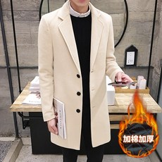 남자리스트코트 모직 남성가을 시즌롱 2019뉴타입 겨울 슬림핏하프 바람막이옷 유행