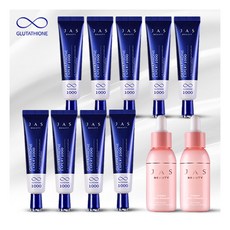 [JAS] [콜라겐앰플패키지] 쟈스 글루타치온 크림 스페셜패키지 (크림 30ml*9개 +, 상세 설명 참조