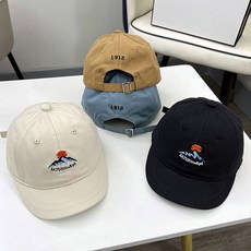 외출 숏챙 귀여운 패션 남성 볼캡 자수 디자인