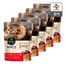 비비고 갈비탕, 400g, 5개