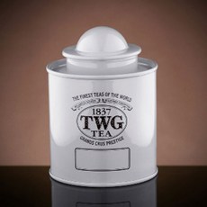 TWG 틴 케이스 Saturn Tea Tin in White (100g), 1개, 100g, 1개입