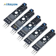 5 개 몫 dc 5 v ir 적외선 라인 트랙 팔로워 센서 arduino avr arm pic 감지기 10mm 용 tcrt5000 장애물 avoidanc 압력 센서