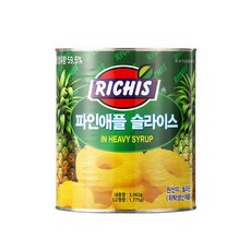 리치스 슬라이스 파인애플 통조림