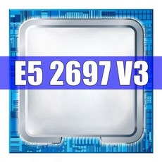 XEON E5 2697 V3 2697V3 2.6GHz 14 코어 28 스레드 프로세서 L3 = 35M 145W LGA 2011-3 CPU