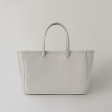 낫띵리튼 07/10 순차 Ain croco tote bag Coconut white