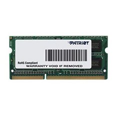 Patriot Memory Patriot 1.35V 8GB DDR3 1600MHz PC3-12800 CL11 SODIMM Memory PSD38G1600L2S, One Color_One Size, 상세 설명 참조0, 상세 설명 참조0