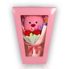 [아이코닉스] 잔망루피 꽃다발 봉제인형, 1개, 핑크, 65cm 1개, 핑크, 65cm