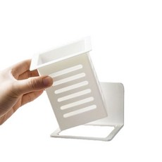 욕실용 벽걸이 칫솔 거치대 세트 1PC 주방용 숟가락 및 포크 공간 절약 보관, 01 WHITE