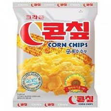 크라운 콘칩 군옥수수 70gx16개, 70g, 16개