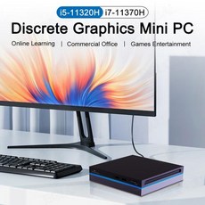 미니PC 미니컴퓨터 소형PC 이동식PC 데스크탑 컴퓨터 EGLOBAL 게이머 미니 PC 인텔 코어 i9 12900H i7 GTX 1060 32G RAM 512G SSD 14 게임, 없음, 없음, 20) NO RAM NO SSD 12700H GTX1