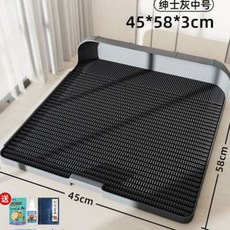  강아지 배변 판 화장실 실리콘 애견 대형견 골든 리트리버 소변기 중형견 전용 변기 플랫 타입 패드가 필요하지 않음, [12] 젠틀맨 그레이 미디엄 + 39.9/2d c 상 