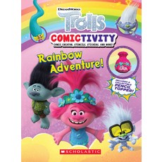 (영문도서) Rainbow Adventure! (Trolls: Comictivity) Paperback, Scholastic Inc., English, 9781338725254