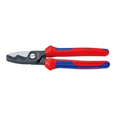 독일 KNIPEX 크니펙스 케이블컷터(단면) 전설공구 95-12-200(이중안락손잡이) 케이블캇타 구리/알루미늄케이블절단 이중컷팅엣지, 1개