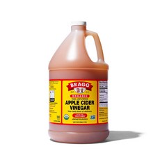브래그 로우 언필터드 사과 식초, 3.79L, 1개