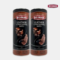 와이만 가죽클리너 티슈형 소파 차량용 크리너 30매입, 2개, 650g