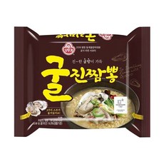 오뚜기 굴진짬뽕 130g 봉지라면 즉석식품 간편조리, 1개