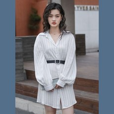 화이트데님스커트