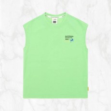 내셔널지오그래픽키즈 K242UTS020 콜드락 액티비티 그래픽 슬리브리스 L/GREEN 382892