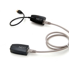 넥스트 이지넷유비쿼터스 USB 리피터 RJ-45 60m 거리 연장기 NEXT-USB60 (영샵) 연장케이블, 1개, 30cm