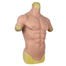 복근실리콘 근육 남성용 나시 헬스남 촬영 소품