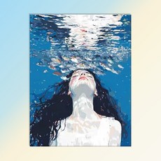 votgl diy페인팅 피포페인팅 명화그리기 그림그리기유화그리기세트40 x 50cm, 0038용, 1개 0038용