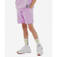 스타터 블랙라벨 키즈 STARTER BLA LABEL KIDS 어슬레틱 4.5부 스웨트 쇼츠 라이트퍼플 ST222BHP11_LPU 854086