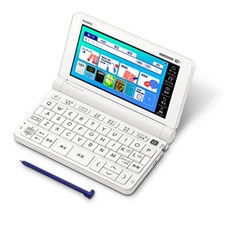 Casio 카시오 영어 일본어 단어 학생 전자 어학 번역 사전, 화이트