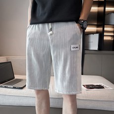 남자실크반바지
