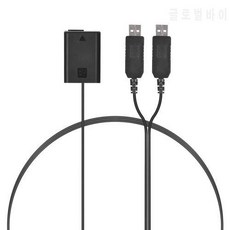 Andoer 듀얼 USB 전원 키트 AC 어댑터 교체 NP-FW50 DC 커플러 더미 배터리, 상세내용참조