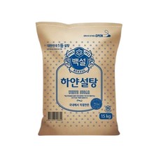 백설 흰 백 하얀설탕 15kg x 1개