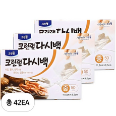 크린랲 크린 다시백 중, 중(M), 50개입, 42개
